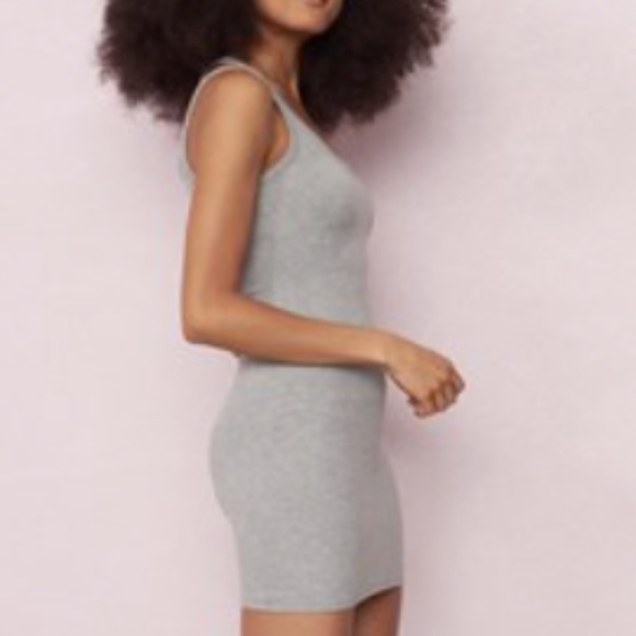 Garage Dresses & Skirts - (NWOT) STRAPPY BODYCON DRESS - grey melange